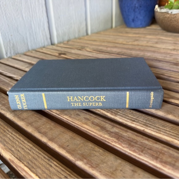 Hancock The Superb Hardcover Book Vintage 1980 Issue Morningside Glenn Tucker - Picture 1 of 10